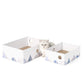 Cat Scratcher Lounge Box with Refill Pad – White