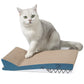 Reversible Cardboard Cat Scratcher Pad – Shark Texture, Large