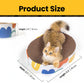 Round Cardboard Cat Scratcher Lounge Bowl