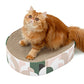 Round Cardboard Cat Scratcher Lounge Bowl