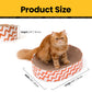 Round Cardboard Cat Scratcher Lounge Bowl