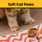 Round Cardboard Cat Scratcher Lounge Bowl