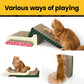 3-in-1 Cat Scratcher Pad Set with Catnip – Curve
