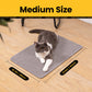 Natural Sisal Cat Scratcher Mat – Grey