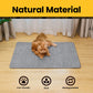Natural Sisal Cat Scratcher Mat – Grey