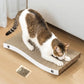 Reversible Cardboard Cat Scratcher Pad – White