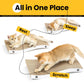 Reversible Cardboard Cat Scratcher Pad – White