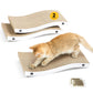 Reversible Cardboard Cat Scratcher Pad – White