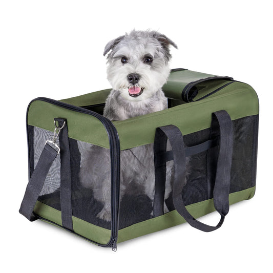 Collapsible Soft-Sided Pet Carrier – Large Dog