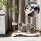 Reversible Cardboard Cat Scratcher Pad – Black, Large