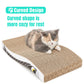 Reversible Cardboard Cat Scratcher Pad – Black, Large