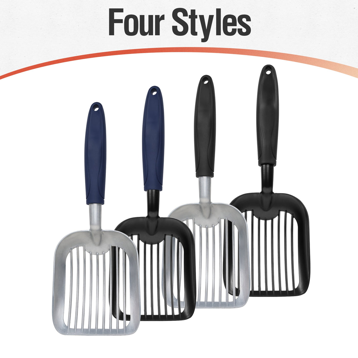 Aluminium Cat Litter Scoop with Deep Shovel